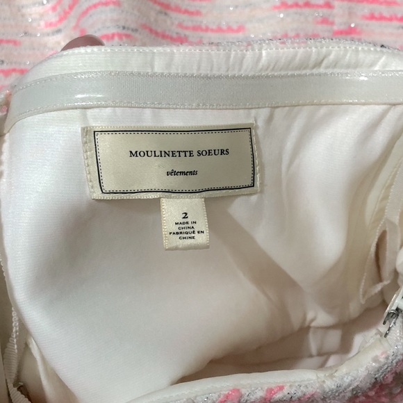 Moulinette Soeurs Dress Pink/White - Picture 6 of 7